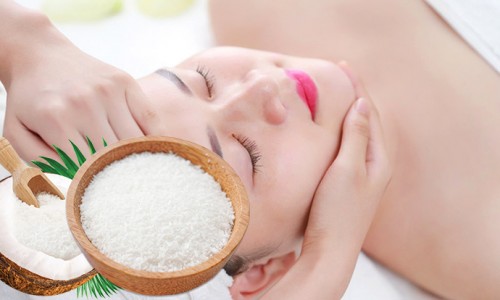 Tẩy tế bào chết toàn thân hiệu quả với bột Cơm dừa tự nhiên Flour Coconuts Scrubs